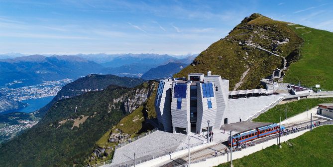 Fiore di pietra on Monte Generoso with rack railway