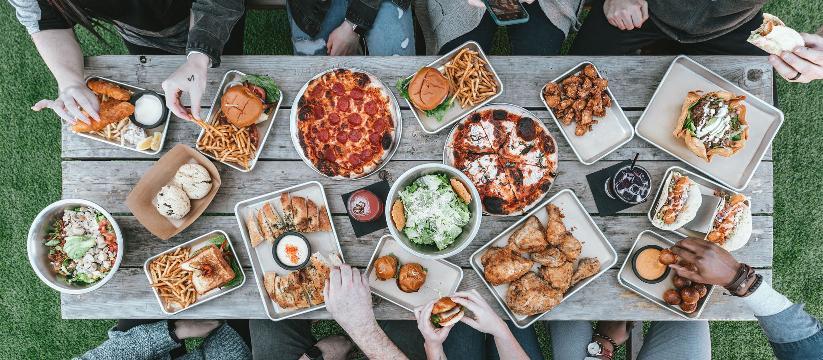 Kreuz und quer durch die Nachbarschaft essen