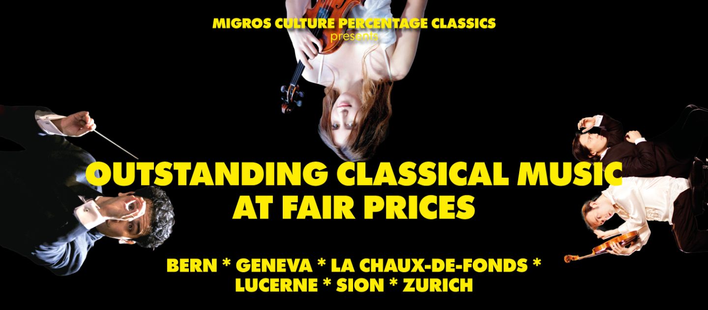 Migros Culture Percentage Classics: Classical concert tours