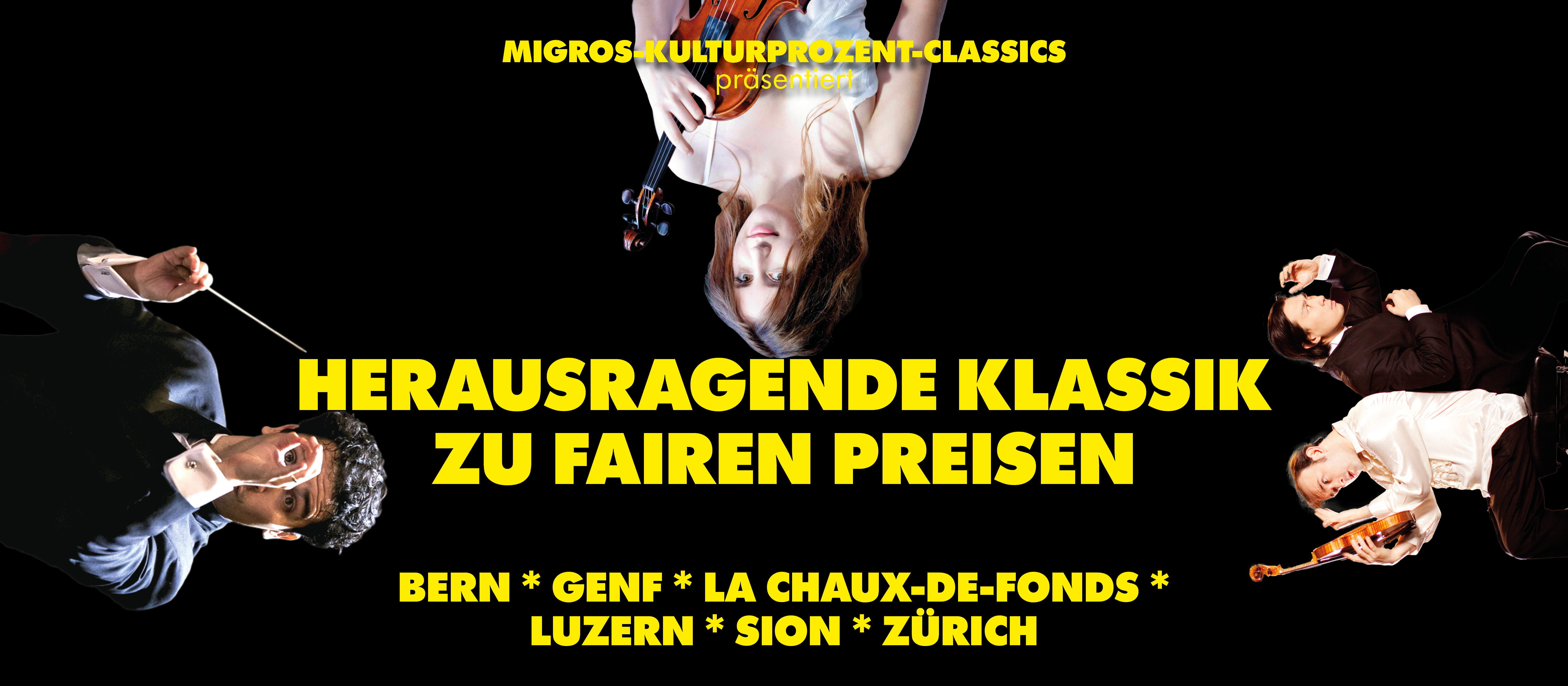 Migros-Kulturprozent-Classics: klassische Tournee-Konzerte