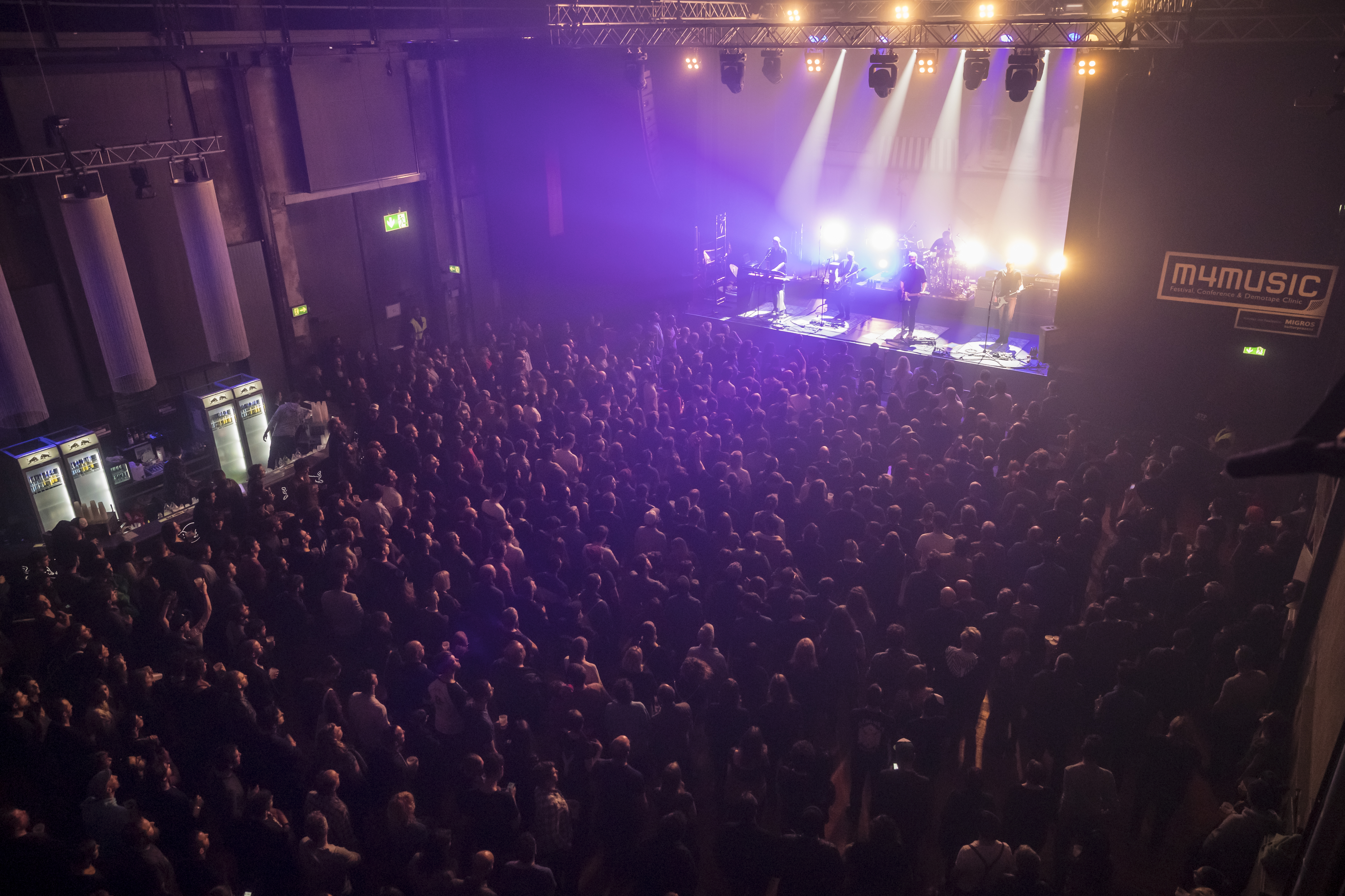 Konzert in der Halle mit Publikum m4music 2019